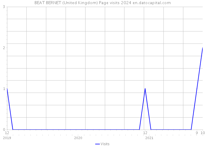 BEAT BERNET (United Kingdom) Page visits 2024 