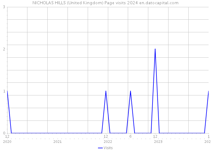 NICHOLAS HILLS (United Kingdom) Page visits 2024 