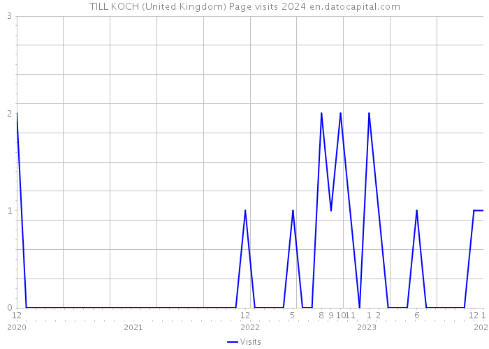 TILL KOCH (United Kingdom) Page visits 2024 
