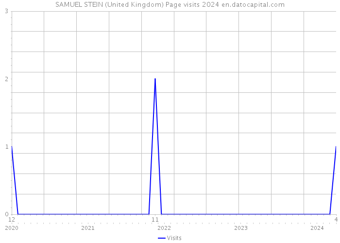SAMUEL STEIN (United Kingdom) Page visits 2024 