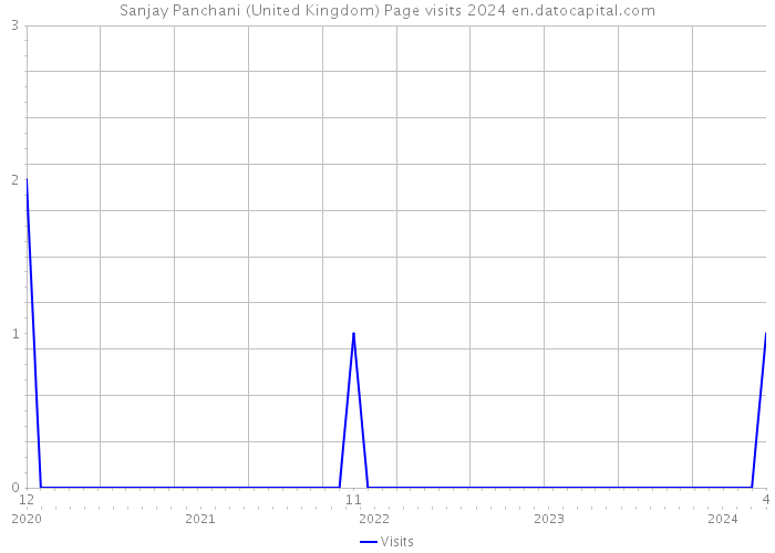 Sanjay Panchani (United Kingdom) Page visits 2024 