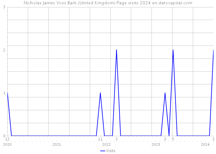 Nicholas James Voss Bark (United Kingdom) Page visits 2024 