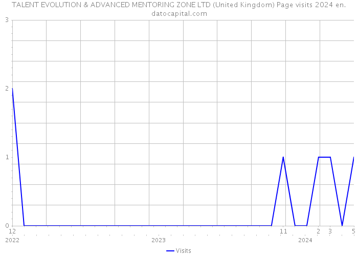TALENT EVOLUTION & ADVANCED MENTORING ZONE LTD (United Kingdom) Page visits 2024 