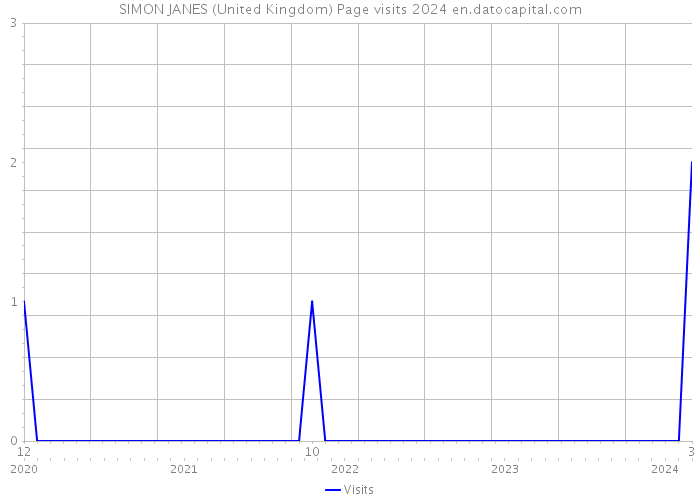 SIMON JANES (United Kingdom) Page visits 2024 