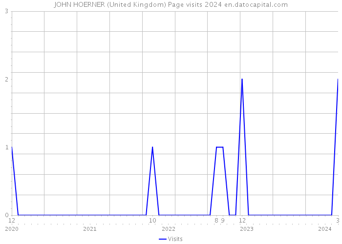 JOHN HOERNER (United Kingdom) Page visits 2024 
