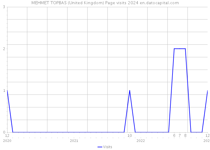 MEHMET TOPBAS (United Kingdom) Page visits 2024 
