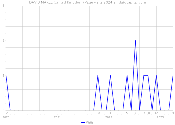 DAVID MARLE (United Kingdom) Page visits 2024 