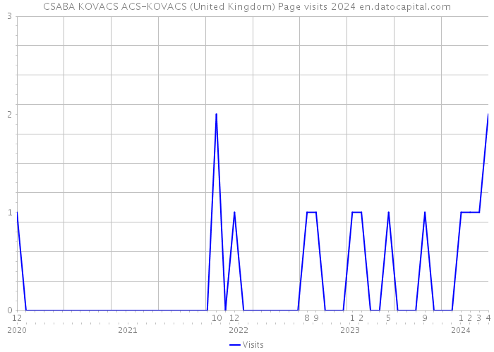CSABA KOVACS ACS-KOVACS (United Kingdom) Page visits 2024 