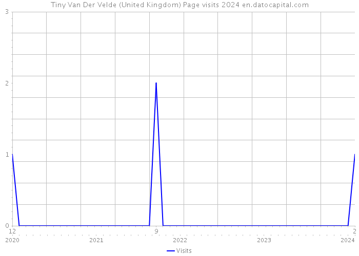 Tiny Van Der Velde (United Kingdom) Page visits 2024 