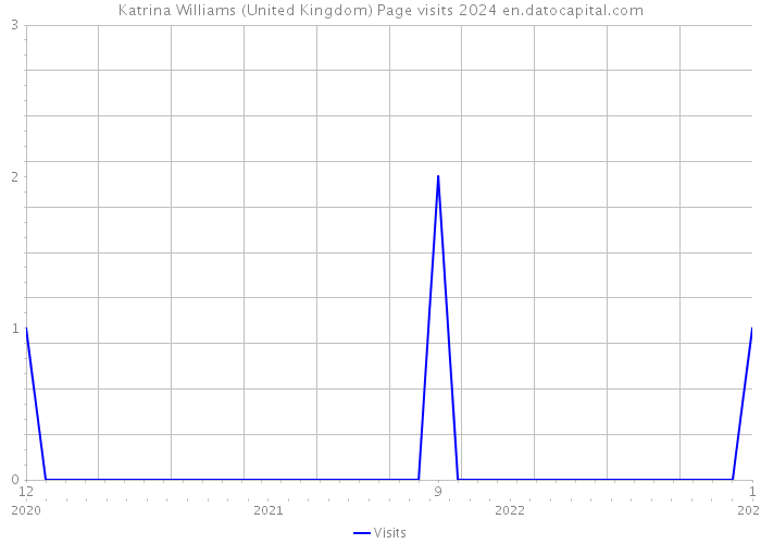 Katrina Williams (United Kingdom) Page visits 2024 