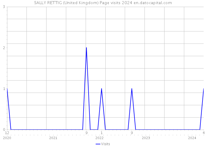 SALLY RETTIG (United Kingdom) Page visits 2024 