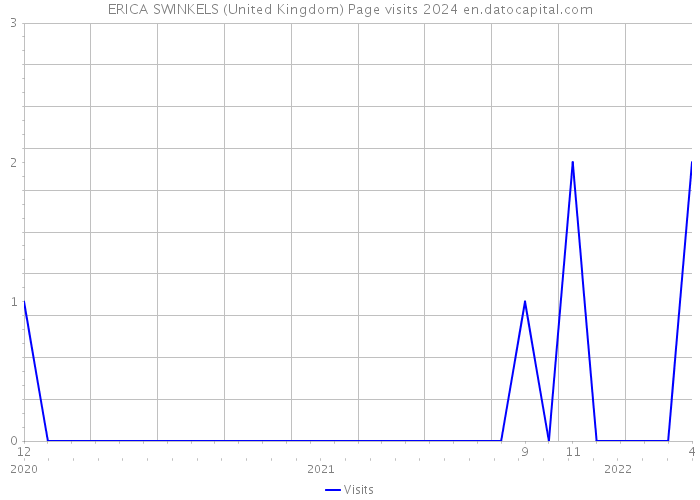 ERICA SWINKELS (United Kingdom) Page visits 2024 