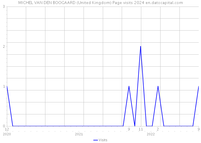 MICHEL VAN DEN BOOGAARD (United Kingdom) Page visits 2024 