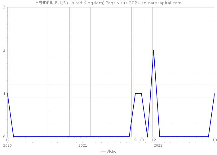 HENDRIK BUIJS (United Kingdom) Page visits 2024 