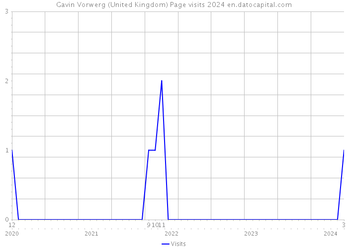 Gavin Vorwerg (United Kingdom) Page visits 2024 