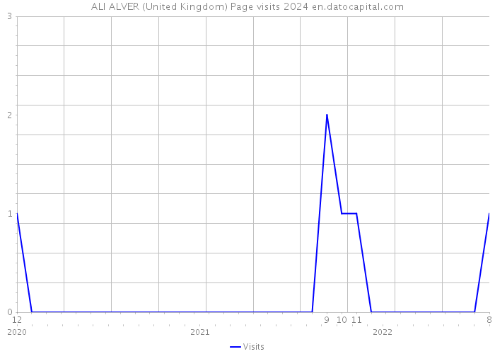ALI ALVER (United Kingdom) Page visits 2024 