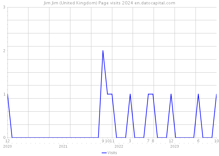 Jim Jim (United Kingdom) Page visits 2024 