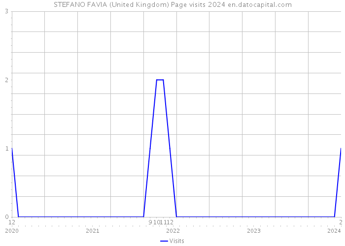 STEFANO FAVIA (United Kingdom) Page visits 2024 