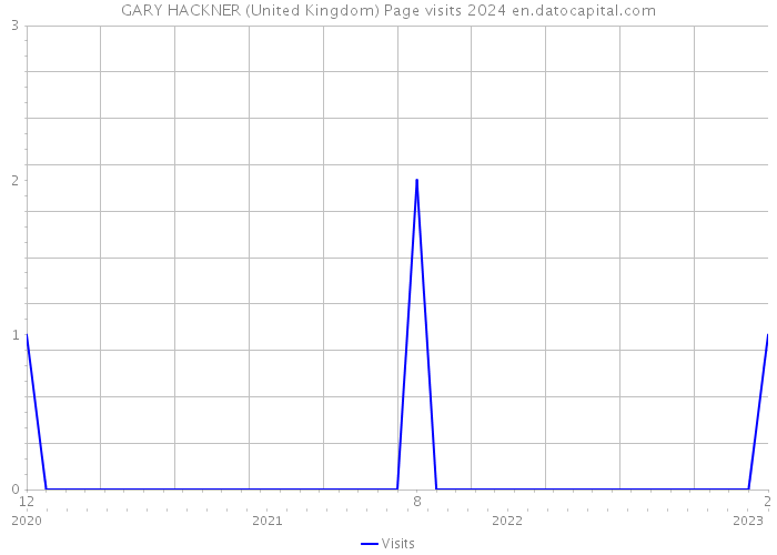 GARY HACKNER (United Kingdom) Page visits 2024 