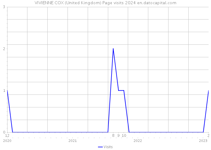 VIVIENNE COX (United Kingdom) Page visits 2024 