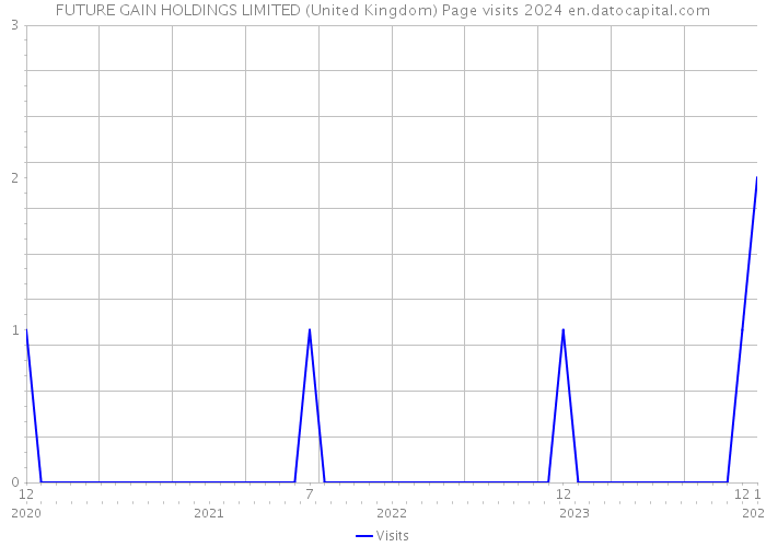 FUTURE GAIN HOLDINGS LIMITED (United Kingdom) Page visits 2024 