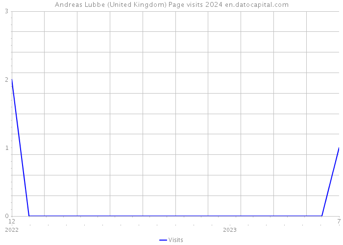 Andreas Lubbe (United Kingdom) Page visits 2024 