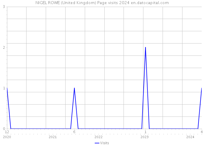 NIGEL ROWE (United Kingdom) Page visits 2024 