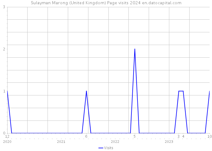 Sulayman Marong (United Kingdom) Page visits 2024 