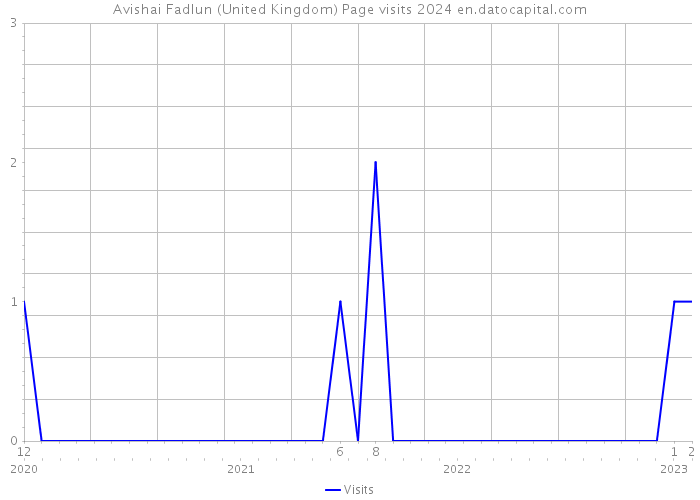 Avishai Fadlun (United Kingdom) Page visits 2024 