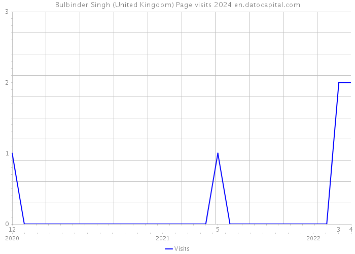 Bulbinder Singh (United Kingdom) Page visits 2024 