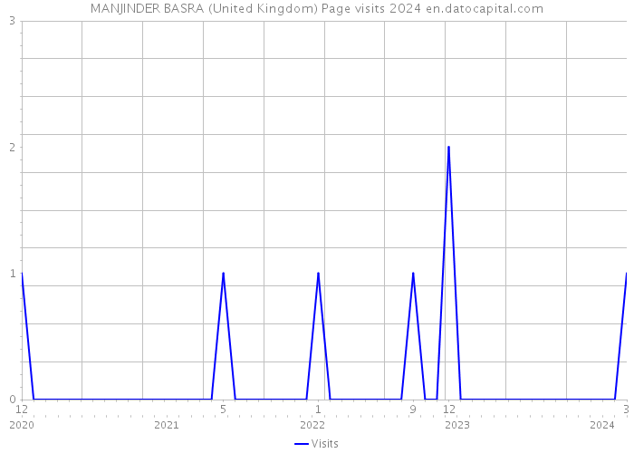 MANJINDER BASRA (United Kingdom) Page visits 2024 