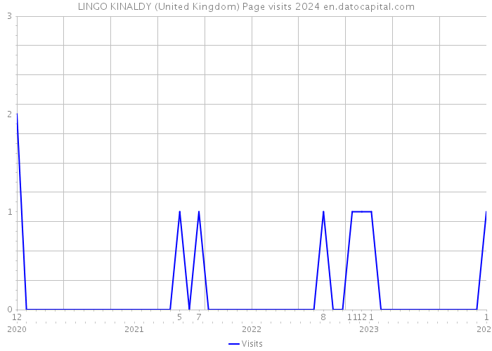 LINGO KINALDY (United Kingdom) Page visits 2024 