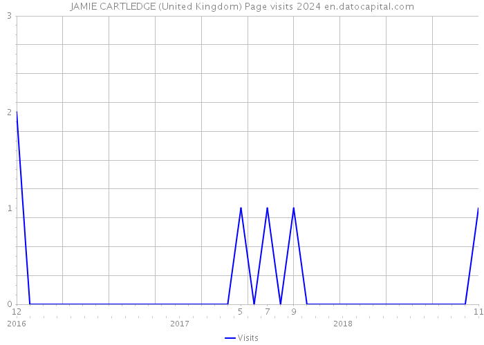 JAMIE CARTLEDGE (United Kingdom) Page visits 2024 