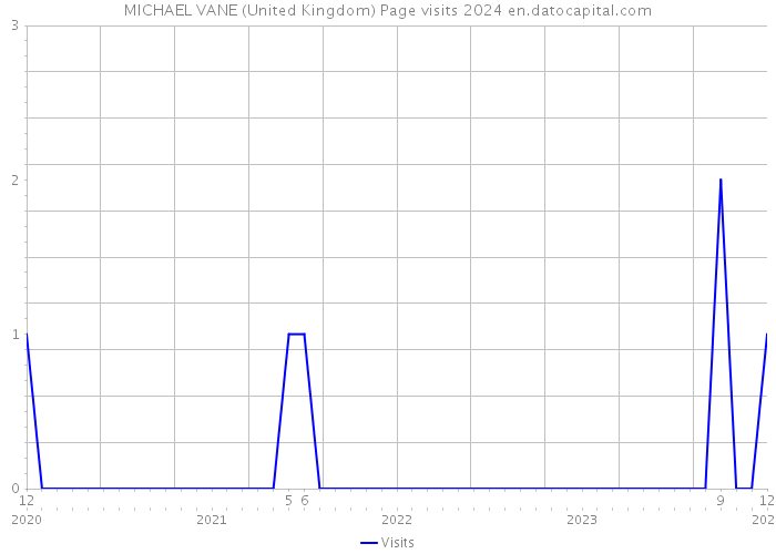 MICHAEL VANE (United Kingdom) Page visits 2024 