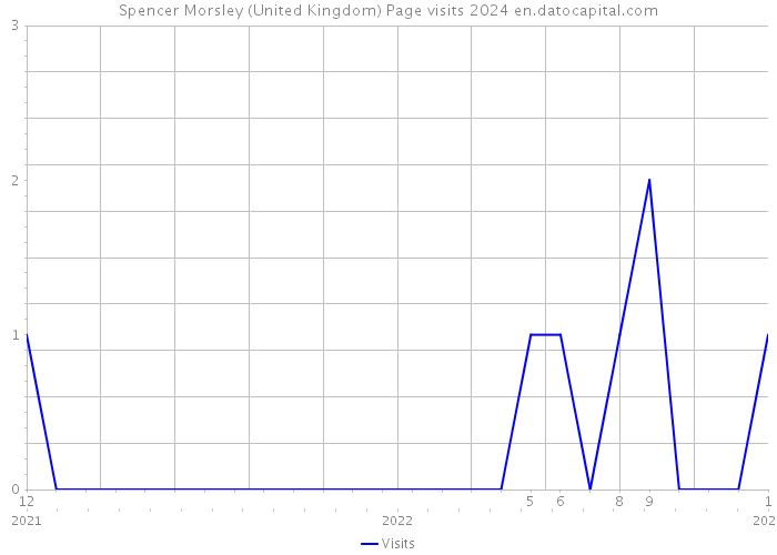 Spencer Morsley (United Kingdom) Page visits 2024 