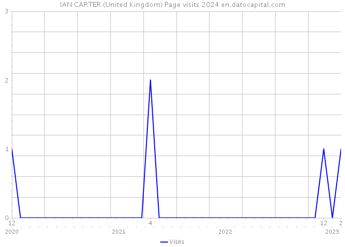 IAN CARTER (United Kingdom) Page visits 2024 