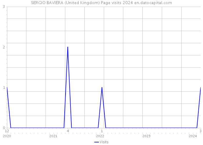 SERGIO BAVIERA (United Kingdom) Page visits 2024 