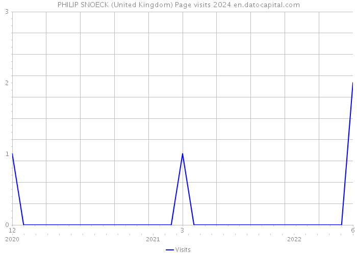 PHILIP SNOECK (United Kingdom) Page visits 2024 