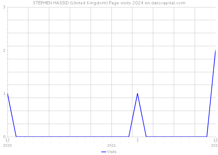 STEPHEN HASSID (United Kingdom) Page visits 2024 