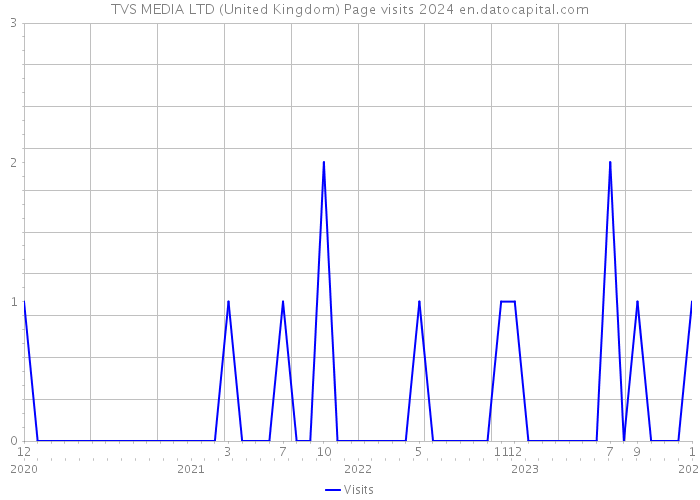 TVS MEDIA LTD (United Kingdom) Page visits 2024 