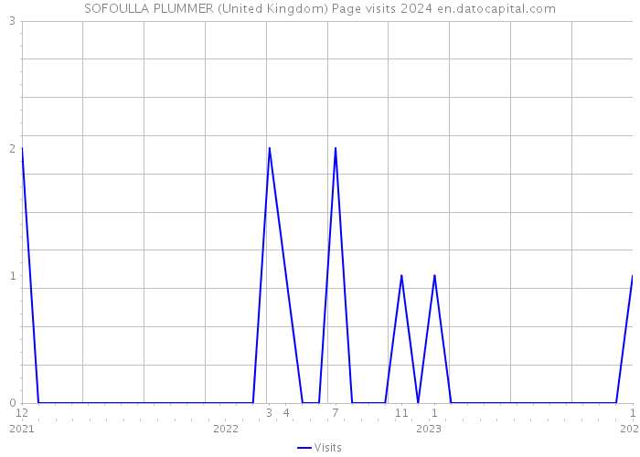 SOFOULLA PLUMMER (United Kingdom) Page visits 2024 
