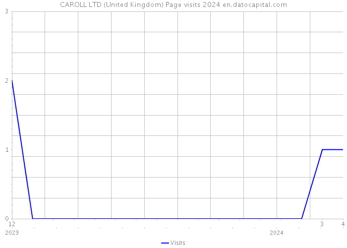 CAROLL LTD (United Kingdom) Page visits 2024 