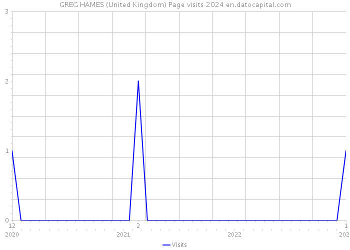 GREG HAMES (United Kingdom) Page visits 2024 