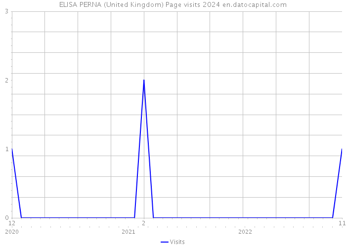 ELISA PERNA (United Kingdom) Page visits 2024 