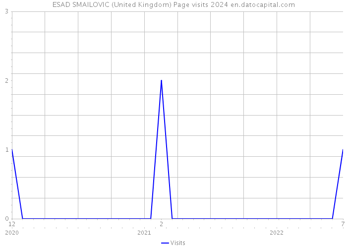 ESAD SMAILOVIC (United Kingdom) Page visits 2024 