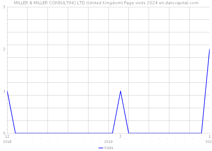 MILLER & MILLER CONSULTING LTD (United Kingdom) Page visits 2024 