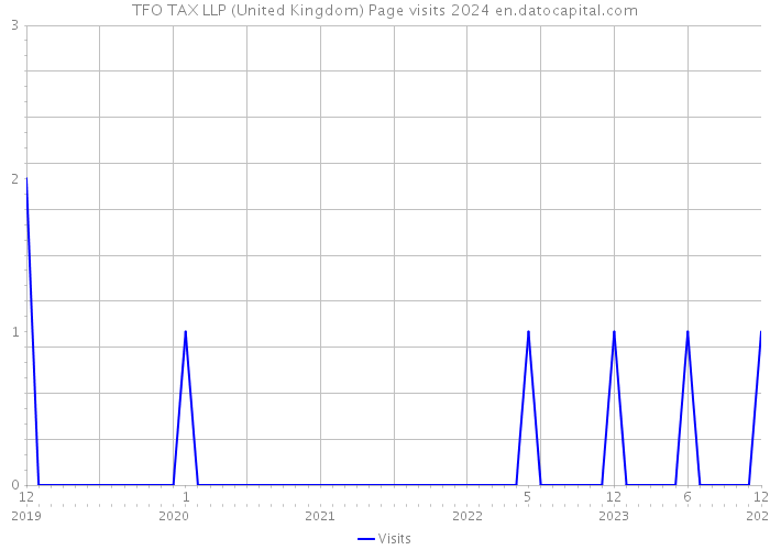 TFO TAX LLP (United Kingdom) Page visits 2024 