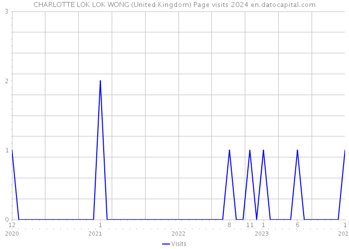 CHARLOTTE LOK LOK WONG (United Kingdom) Page visits 2024 
