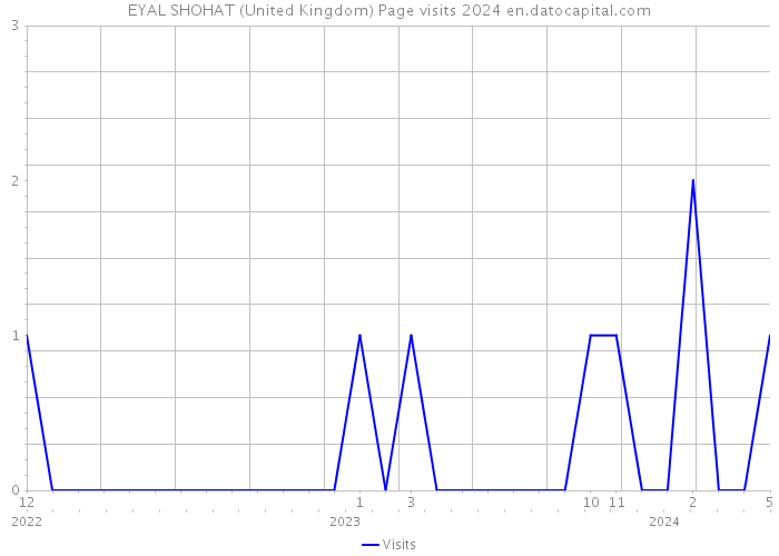 EYAL SHOHAT (United Kingdom) Page visits 2024 