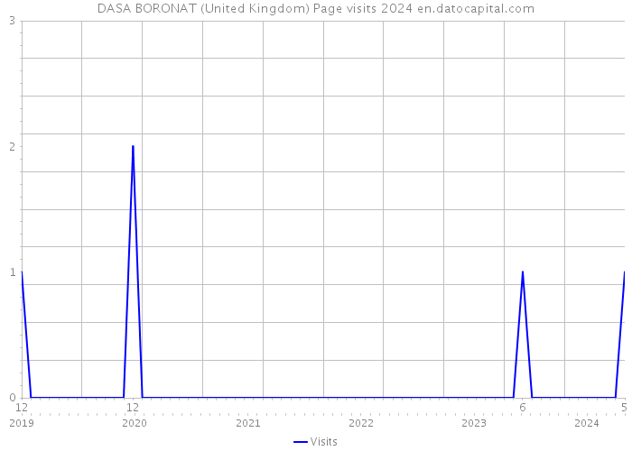 DASA BORONAT (United Kingdom) Page visits 2024 